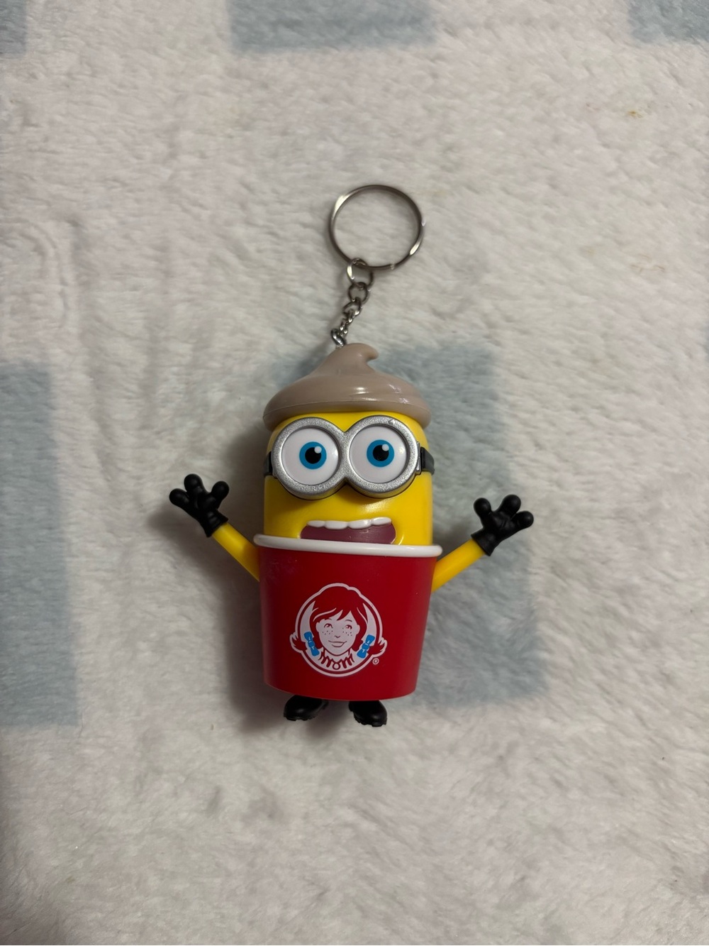 Homemade Wendy’s Minion Keychain